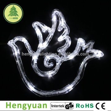 Acrylic Dove Christmas Decoration Light