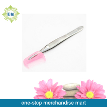 1pc Stainless Steel Straight Makeup Tools Tweezers Eyelashes