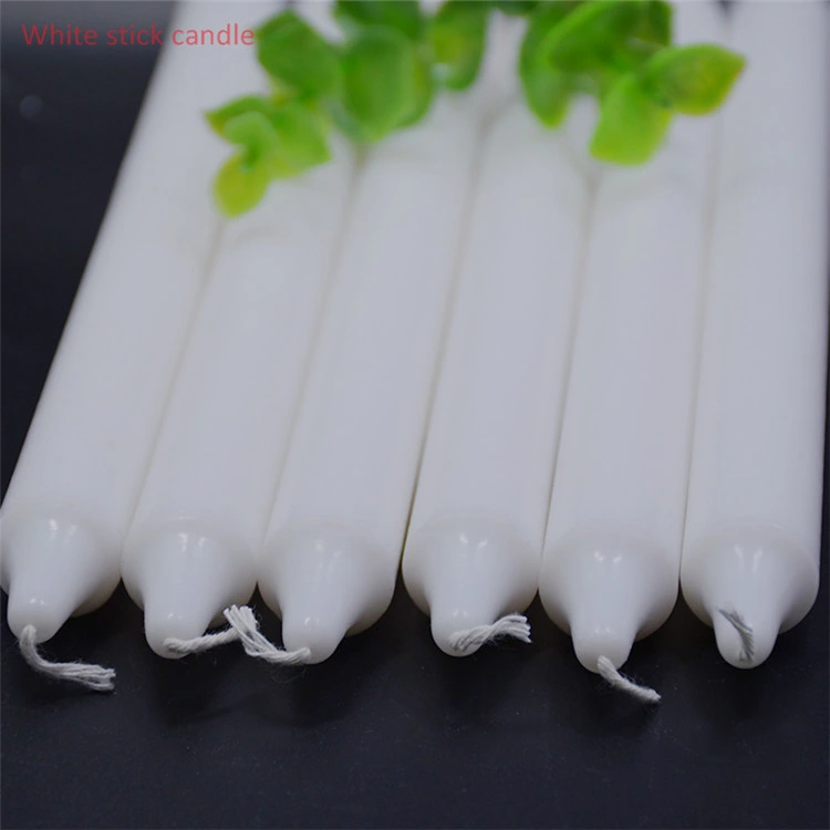 23G Common Paraffin Wax White Candles with Factory Price Wholesale