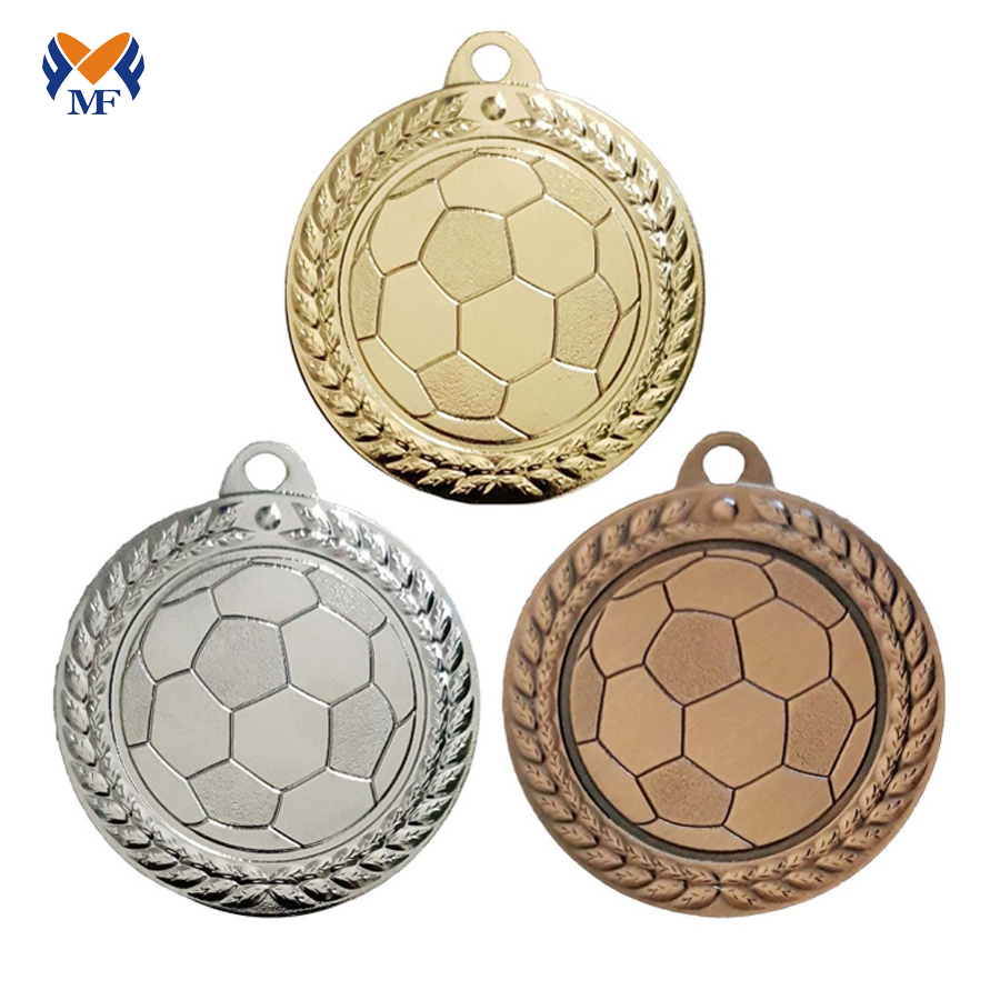 Custom school soccer medals for kids