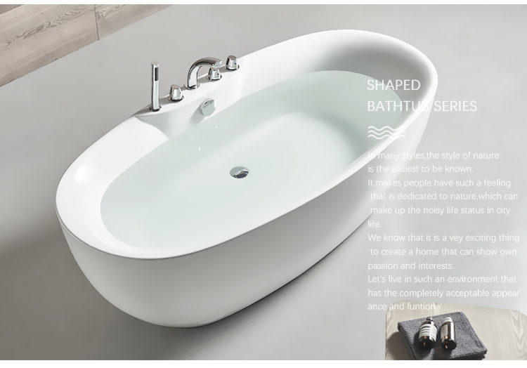 Nice American Standard Stand Acrylic Alone Soaking Freestanding Bathtub