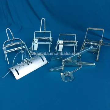 galvanized scissor mole trap for moles and gophers