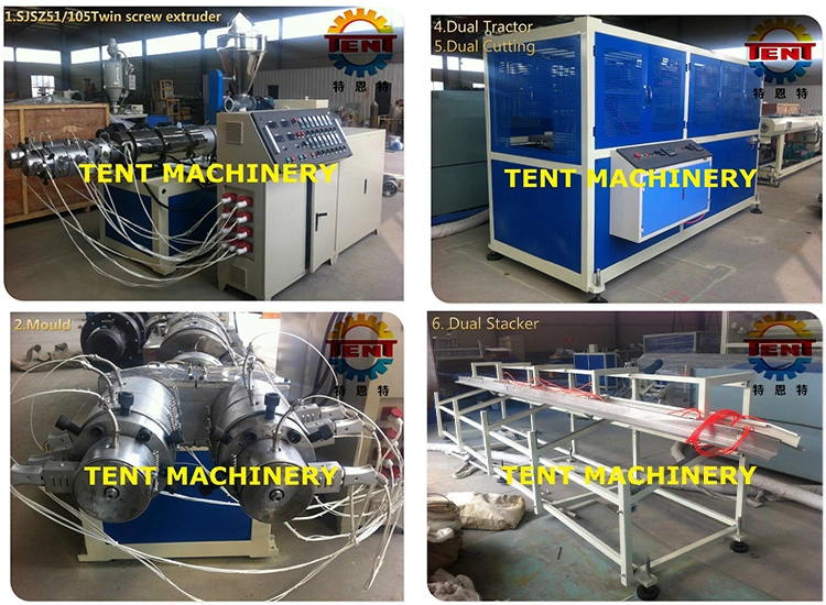 High Efficiency Plastic PVC Pipe Manufacture Extrusion Machine