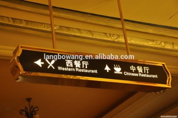 customized led directional sign/suspended sign