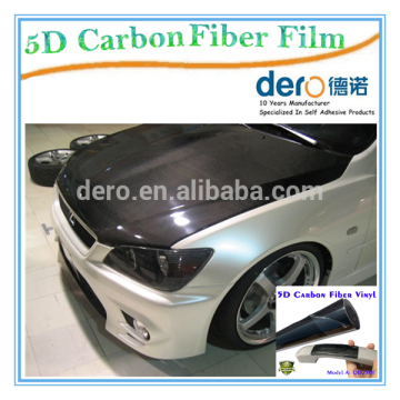 Super glossy 5D carbon fiber car sticker wrapping vinyl film