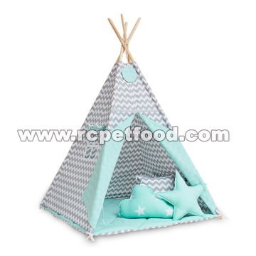 pet teepee with cushion