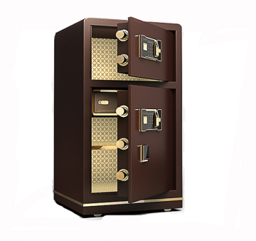 Double door electric fingerprint safes