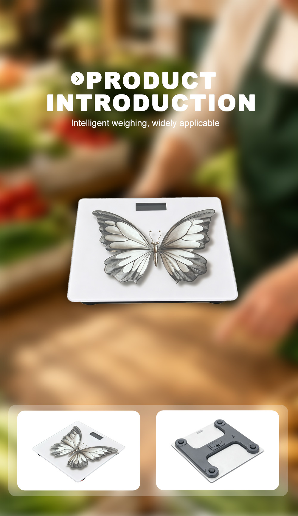 YHD-2002 Butterfly Pattern Body Scale X YHD‑2002 Butterfly Pattern Body Scale X