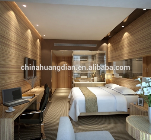 Hotel room bed, boutique hotel furniture, 5 star hotel room furniture HDBR649