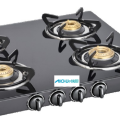 Classic 4 Burner Toughened Glass Gas Stove