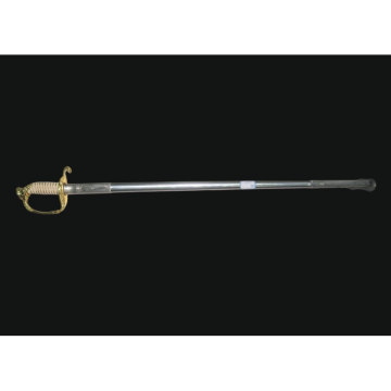Vintage brass-handle command sword