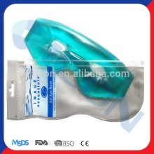 Cooling beads eye mask hot cold gel eye pack with plush backing