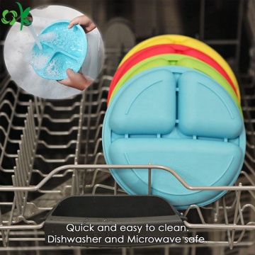 Hot Sale Non-Slip Silicone Baby Plate