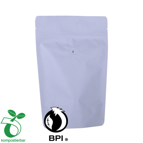 Sacs debout biodégradables personnalisés pour nourriture / thé / café 250g