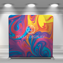 coastal sunse 8ft portable fabric backdrops stands