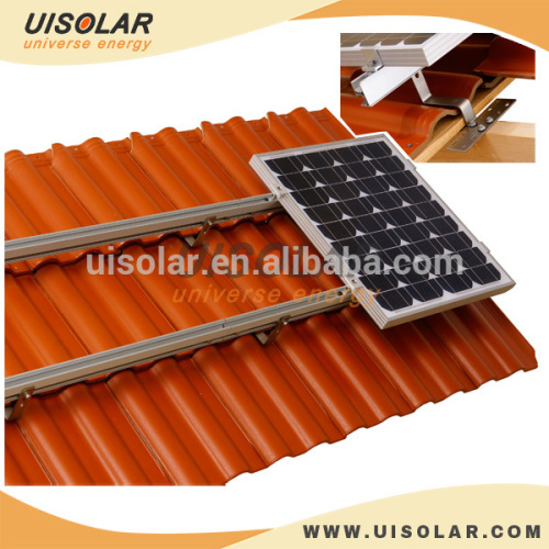 PV mount brackets for Roof Tile Home Application Solar Support Racks