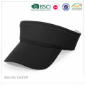 BSCI billigt svart ljus bomull Twill Visor