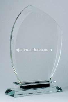 black base blank glass trophy award