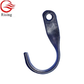 Cnc machine part black metal snap hooks small hooks