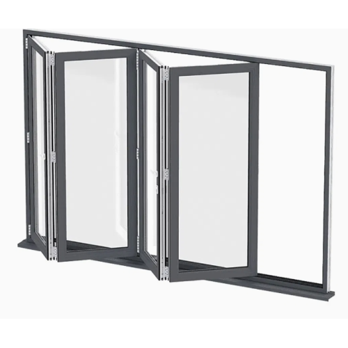 Residential Home Aluminum Bi-folding Windows