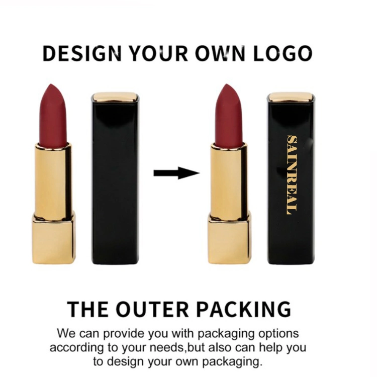 High Quality OEM Professional Custom Logo Matte Moisturizing Lip Gloss Wholesale Waterproof 24 Colors Lipstick Makeup