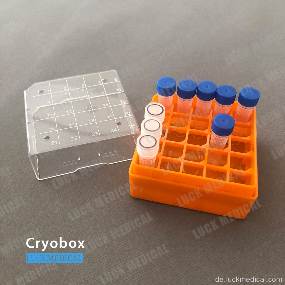 Cryo Box Freezing Box Lab verwendet