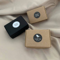 Anpassad logotyp Eco Brown Kraft liten presentförpackning Biologiskt nedbrytbar wellpapp Pappersförpackning Fraktförpackning