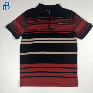 men's striped short sleeves unisex t shirt