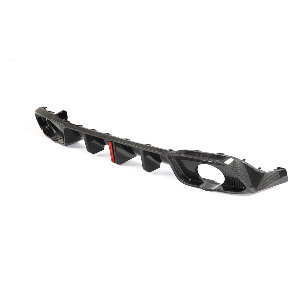 Golf8 R Carbon Fiber Rear Bumper Lip Spoiler for Volkswagen Golf MK8 GTI 2021-2022