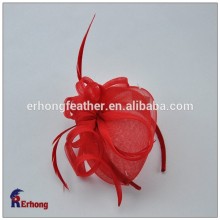Top quality feather hat for party