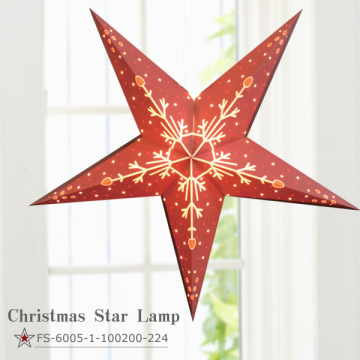 christmas decorative star / white Christmas paperstarne / Christmas paper star