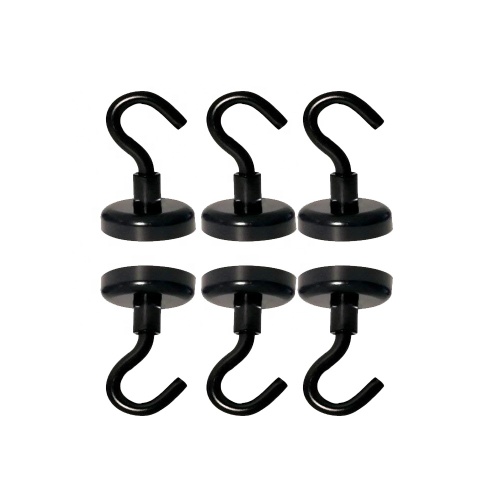 Black Pot Cup magnetic hanging hooks