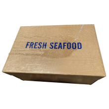 Waterproof Wax Cardboard Boxes for Seafood and Fresh Produce