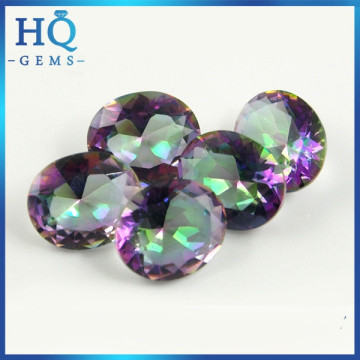 6x8mm color mix plated color cz aaa cz stone