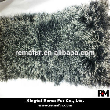 2014 New design dyed Tibetan Sheepskin Fur Plates for Cushion