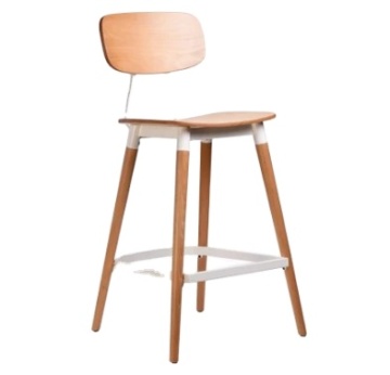 Industrial Style Plywood Seat Bar Cafe Barstool Chair Design