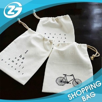 3.25x5 Inch Cotton Muslin Bags Double Drawstring Bags