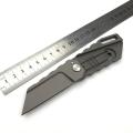 M390 Steel Camping Survival Folding Titanium Taktisk Kniv