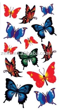 beautiful butterfly design tattoo sticker,tattoo stencil