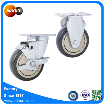 4" PU Caster Wheels for Food Service Carts