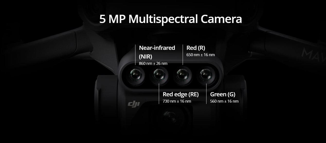 DJI Mavic 3M Combines an RGB Camera with a Multispectral camera VS P4 Multispectral