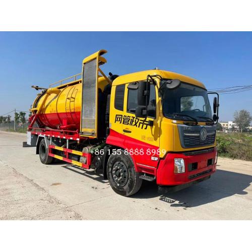 Dongfeng Tianjin Swer Cleaning Fecal Vacuum Tank Truck