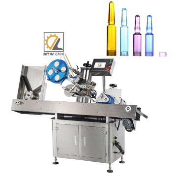 MTW Automatic Test Tube Ampoule Horizontal Round Bottle Labeling Machine