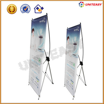 Custom aluminum legs x banner stand