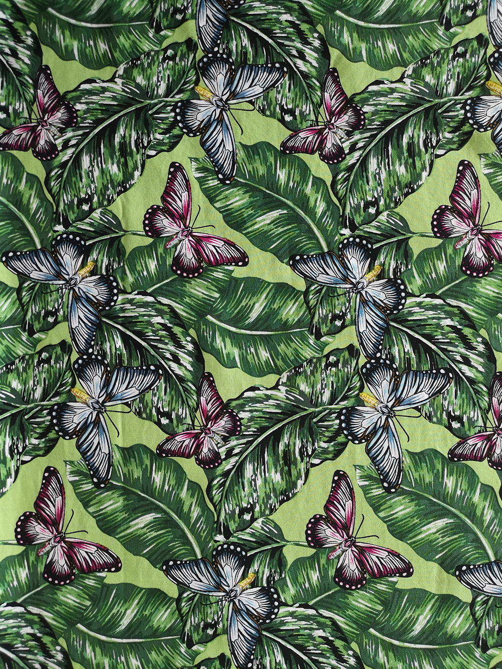 Tropical Rayon Poplin 45s Printing Broad Width Fabric