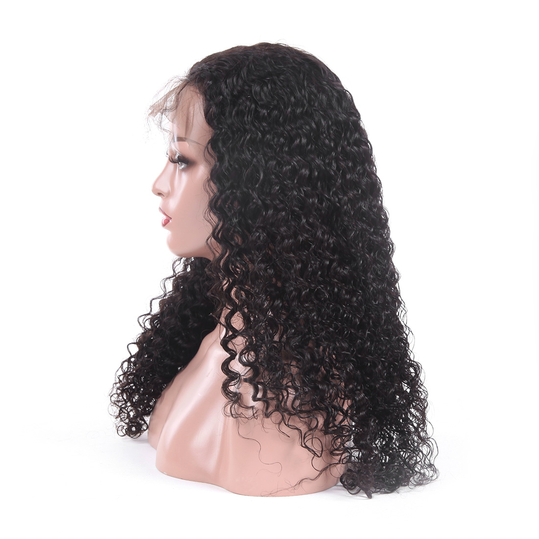 Lsy Wholesale HD Brazilian Glueless Full Lace  Wigs Natural Curly Full Lace Human Hair Wig For Black Women