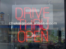 attractive acrylic window sign board LED advertising sign