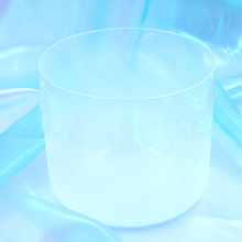 Q're Rock Crystal Alchemy Clear Singing Bowl