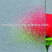 clear paterned glass