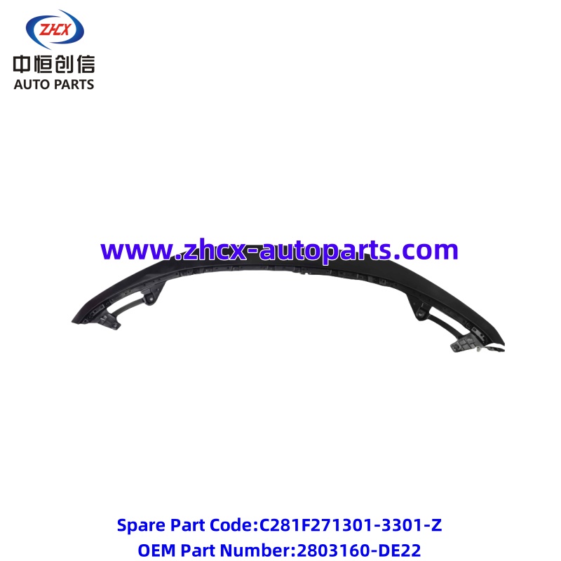 Horní dekorativní části předního nárazníku Front bumper upper decorative parts